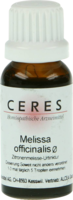 CERES Melissa officinalis Urtinktur