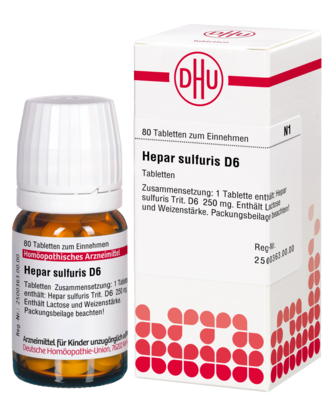 HEPAR SULFURIS D 6 Tabletten