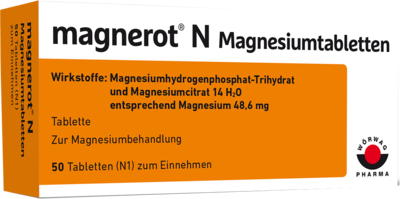 MAGNEROT N Magnesiumtabletten