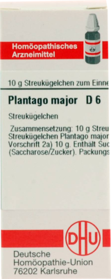 PLANTAGO MAJOR D 6 Globuli