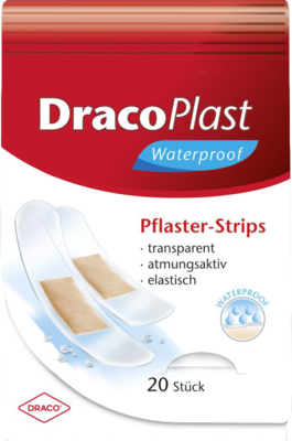 DRACOPLAST waterproof Pflasterstrips sortiert