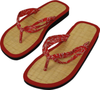 ZIMT FLIPFLOP Gr.39/40 rot-weiß