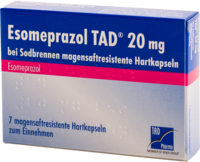 ESOMEPRAZOL TAD 20 mg bei Sodbrennen msr.Hartkaps.