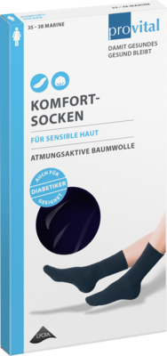 PROVITAL Komfortsocken women Gr.39-42 marine