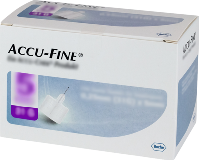 ACCU FINE sterile Nadeln f.Insulinpens 5 mm 31 G